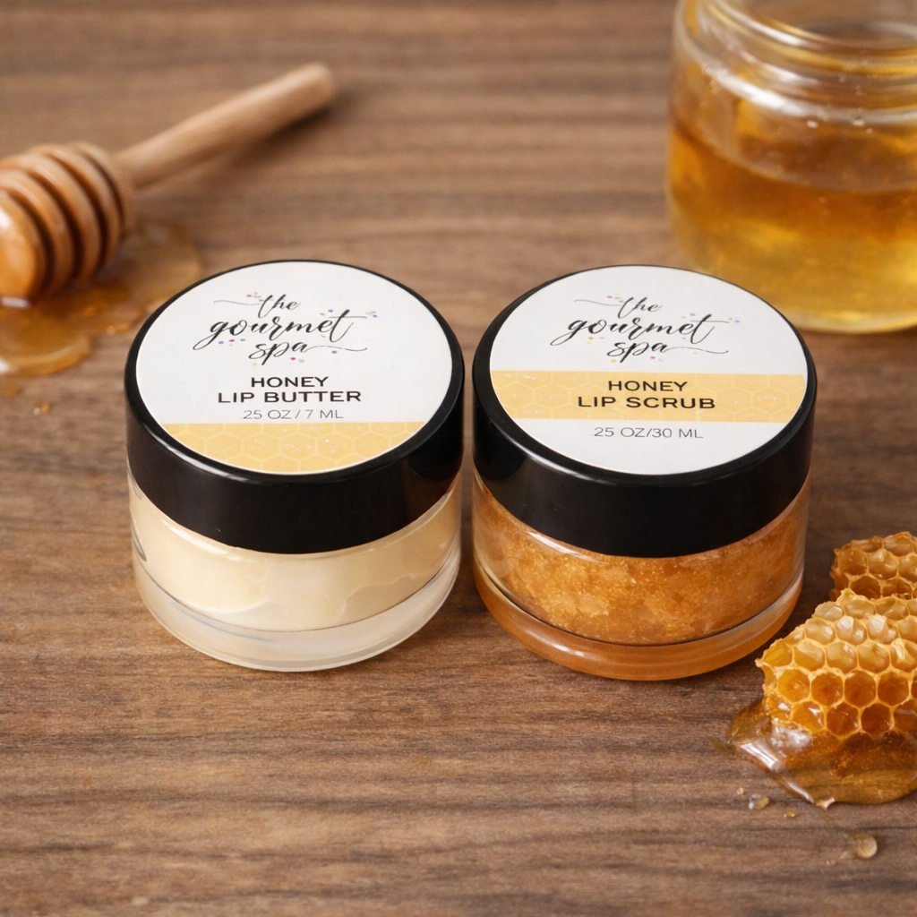 Honey Lip Scrub – Gentle Sugar Exfoliant with Real Honey