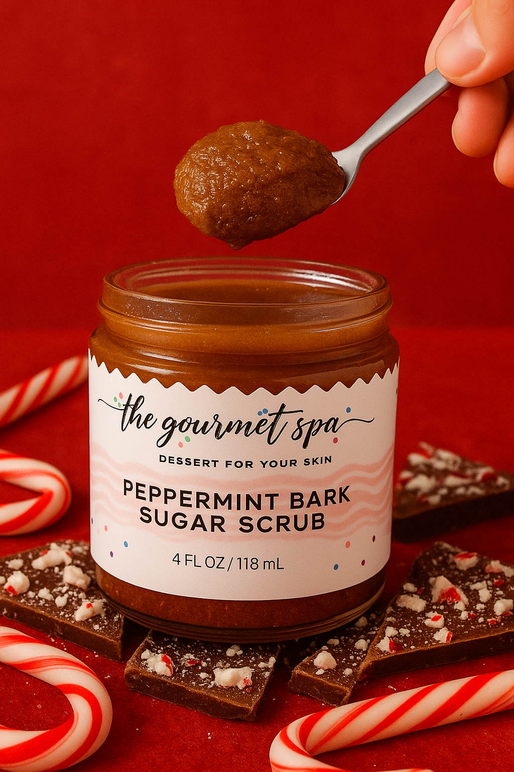 Peppermint Bark Sugar Scrub