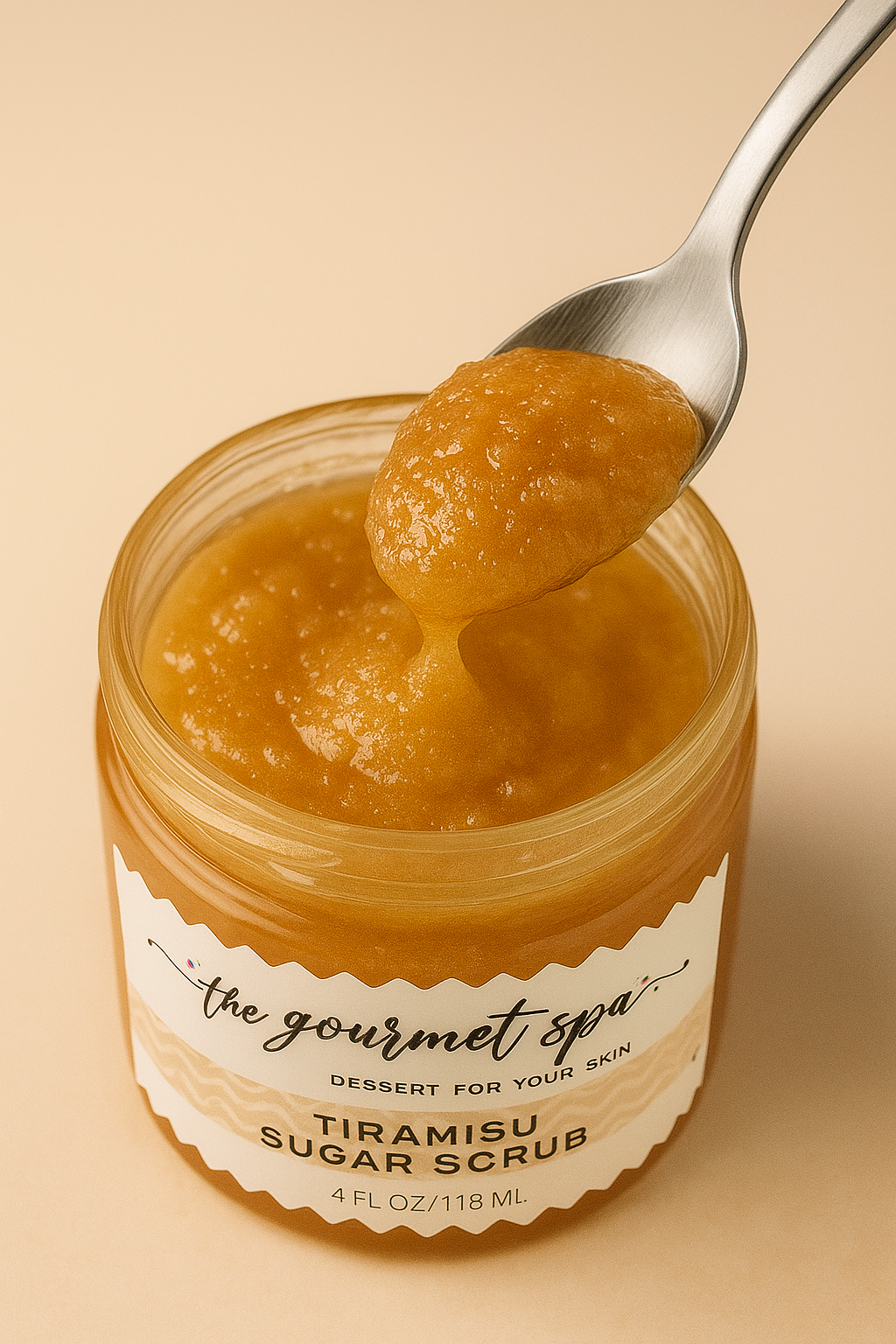 ☕🍫 Tiramisu Sugar Scrub – Dessert for Your Skin