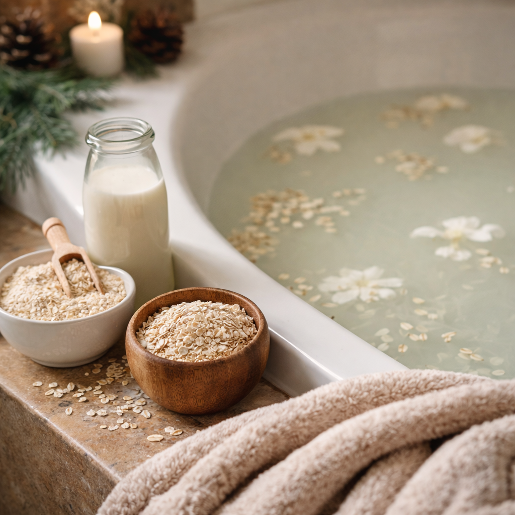 A Simple Milk Bath Soak