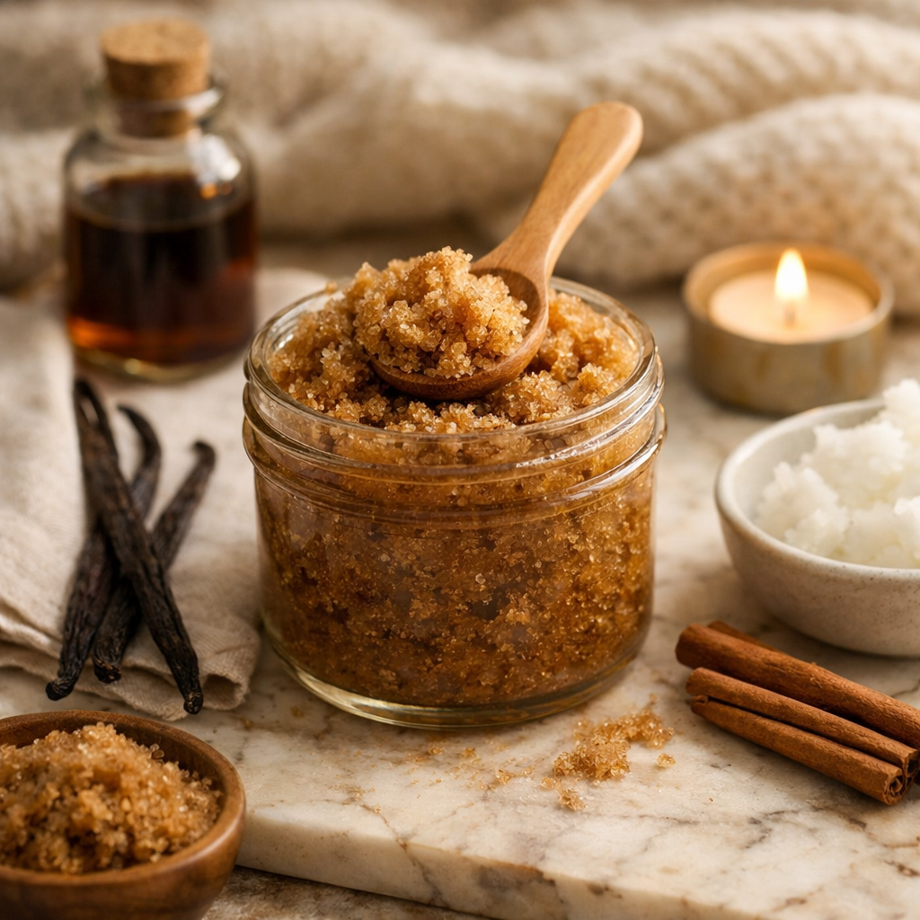 DIY Vanilla Brown Sugar Body Polish