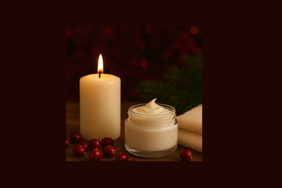 The Cozy Christmas Candlelight Ritual: A Simple Holiday Self-Care Moment for Glow + Calm