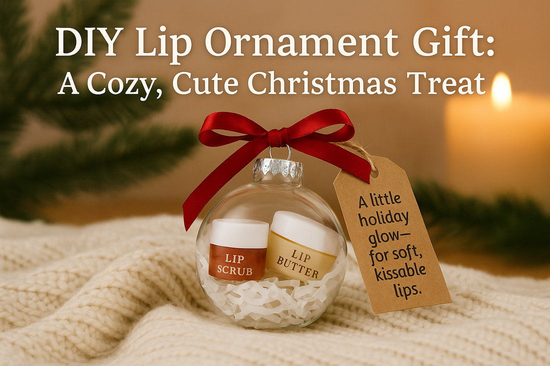 DIY Lip Ornament Gift Idea: Easy Holiday Beauty Gift Anyone Can Make