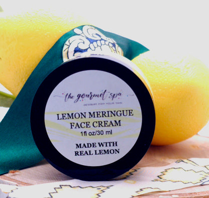 Our Lemon Meringue Face Cream is a best selling face cream product.  We can barely keep this in stock, so snatch this up in this set while supplies last.