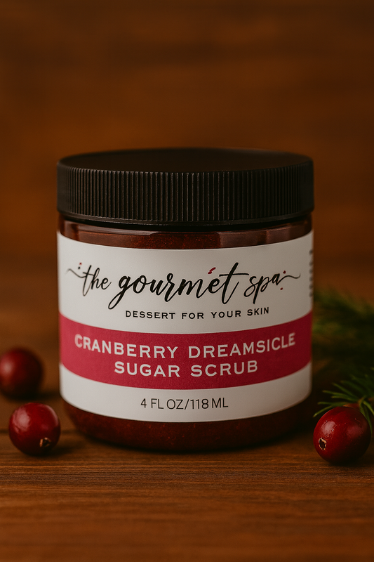 Cranberry Dreamsicle Sugar Scrub – Winter Exfoliating Body Polish