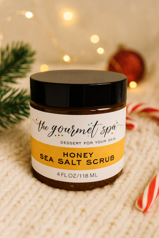 Honey Sea Salt Scrub | Nourishing Honey & Dead Sea Salt Exfoliator