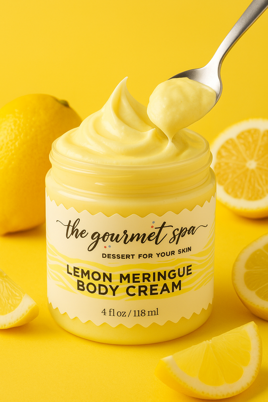 🍋 Lemon Meringue Body Cream – Dessert for Your Skin