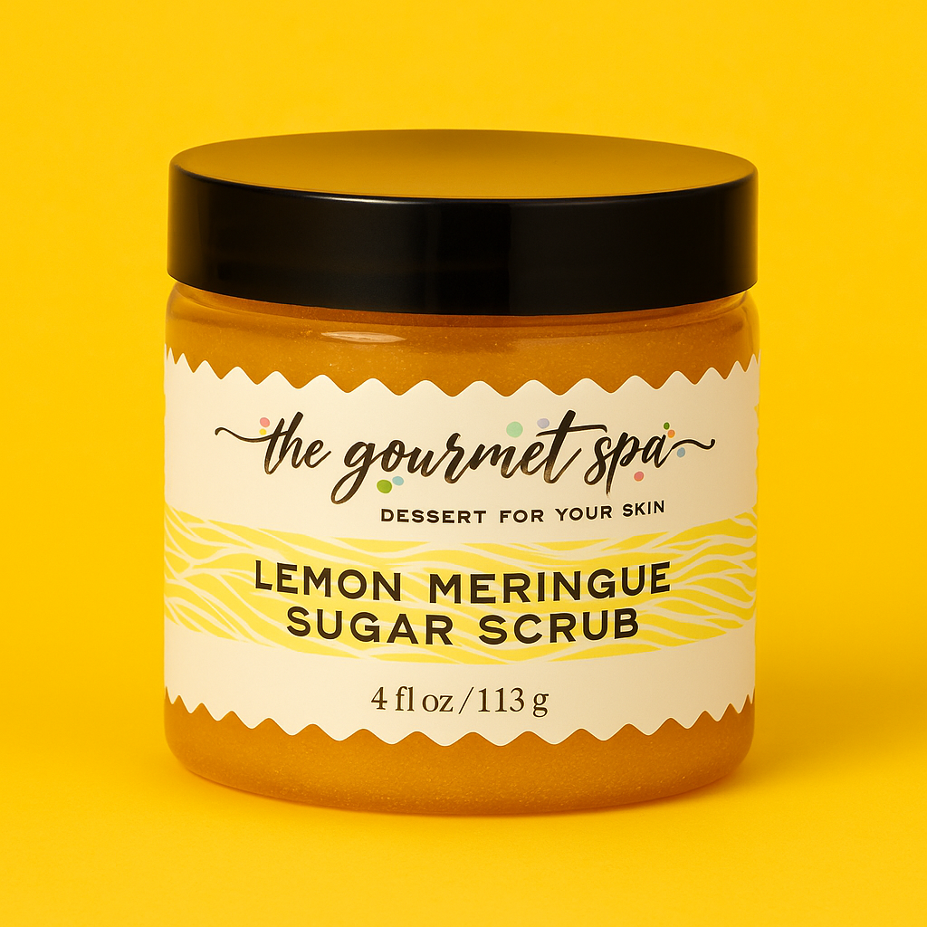 🍋 Lemon Meringue Sugar Scrub – Dessert for Your Skin