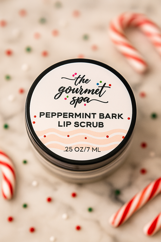 ⭐ Peppermint Bark Lip Scrub – Exfoliating Peppermint Sugar Scrub for Soft, Smooth Lips