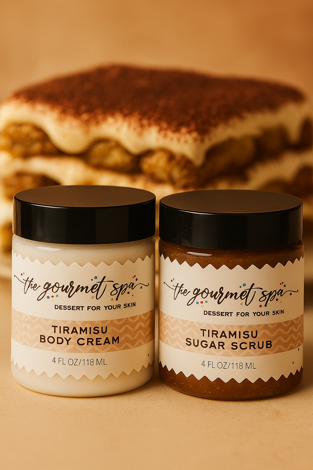 ☕🍫 Tiramisu Body Cream – Dessert for Your Skin