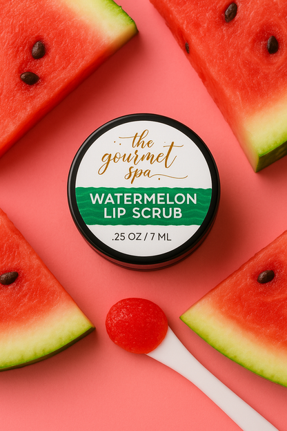 Watermelon Lip Scrub – Natural Watermelon Lip Exfoliator | The Gourmet Spa